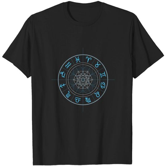 Discover Zodiac Signs Wheel - Zodiac Signs - T-Shirt