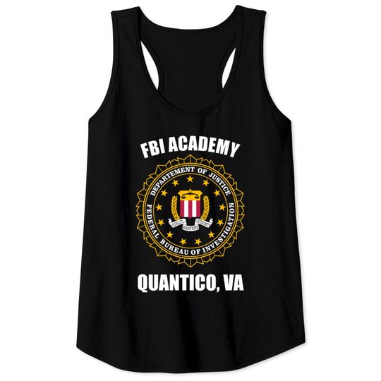 Discover FBI academy Tank Tops