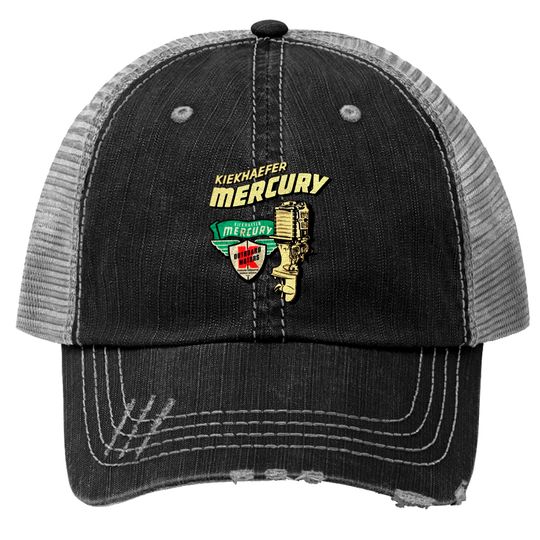 Discover Mercury vintage Outboard Motors - Mercury - Trucker Hats