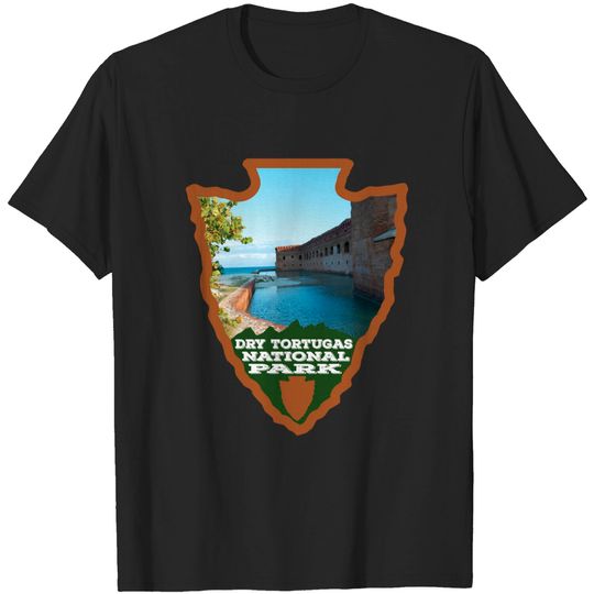 Discover Dry Tortugas National Park arrowhead - National Park - T-Shirt