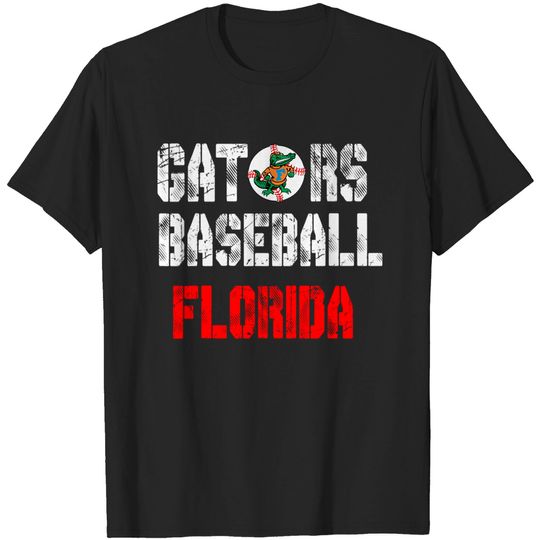 Discover Florida Baseball Fans Gator State T-Shirt