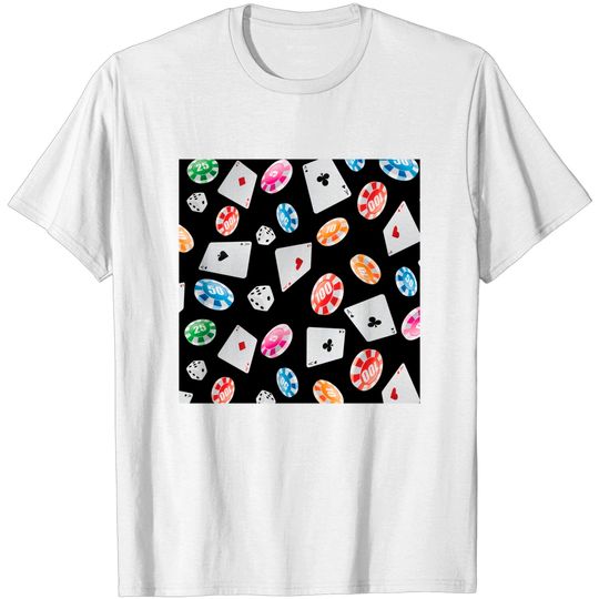Discover #casino #games #accessories #pattern 2 - Casino - T-Shirt