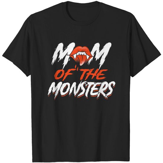 Discover Mom Of The Monsters For Halloween Party T-Shirt