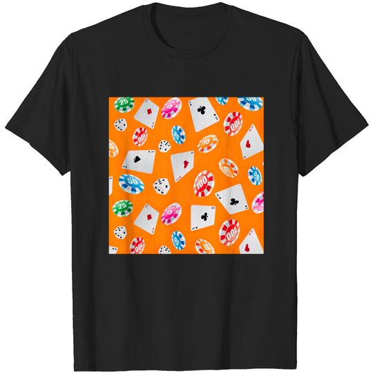 Discover #casino #games #accessories #pattern 3 - Casino - T-Shirt