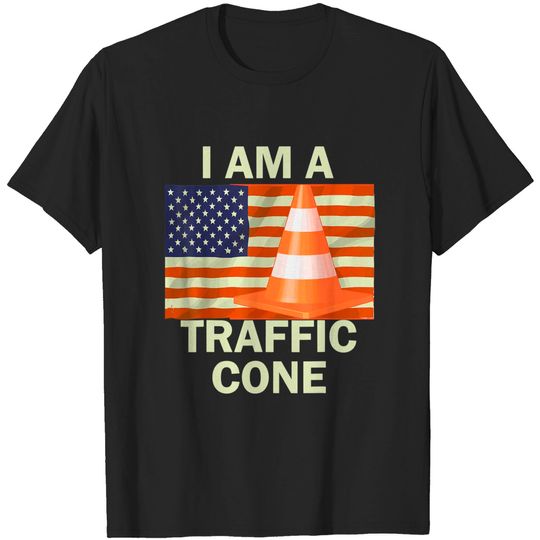 Discover Traffic Cone Costume T-shirt I Am A Traffic Cone Sing Costume American USA Flag