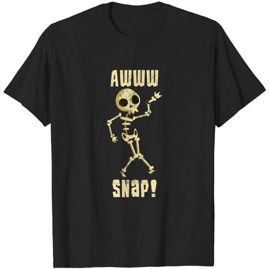 Discover Broken Arm Awww Snap! Skeleton Broken Bone T-Shirt