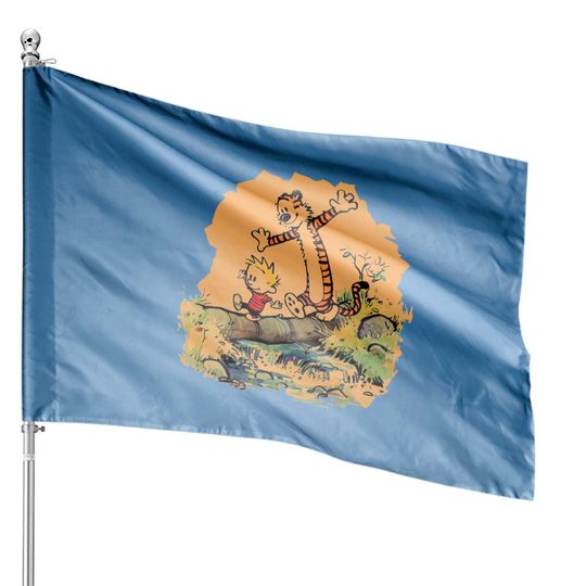Discover Calvin and Hobbes - Calvin And Hobbes - House Flags
