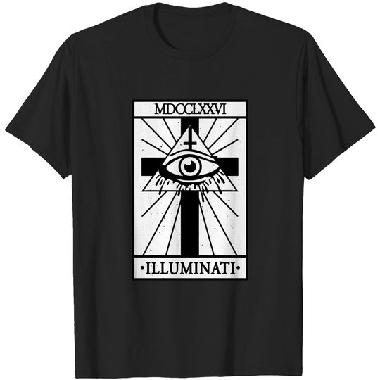 Discover ILLUMINATI Tarot Card Design T-Shirt