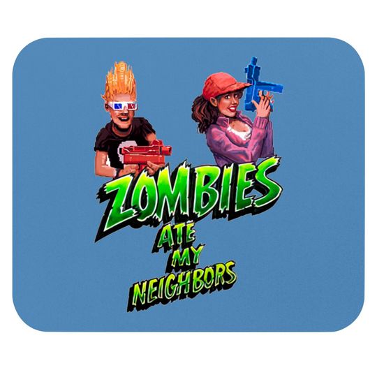 Discover Panic Zombie! - Zombies Ate My Neighbors - Mouse Pads