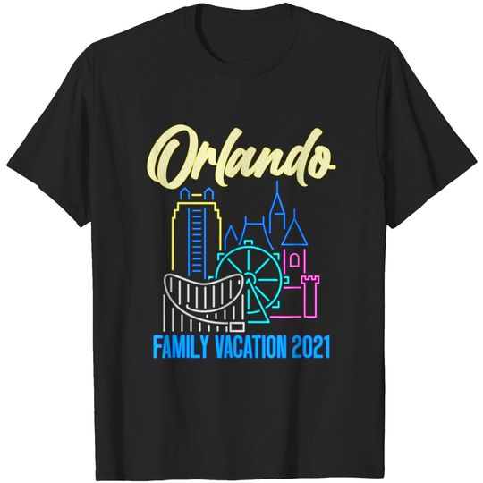 Discover Family Vacation Orlando Matching Summer Vacation T-Shirt