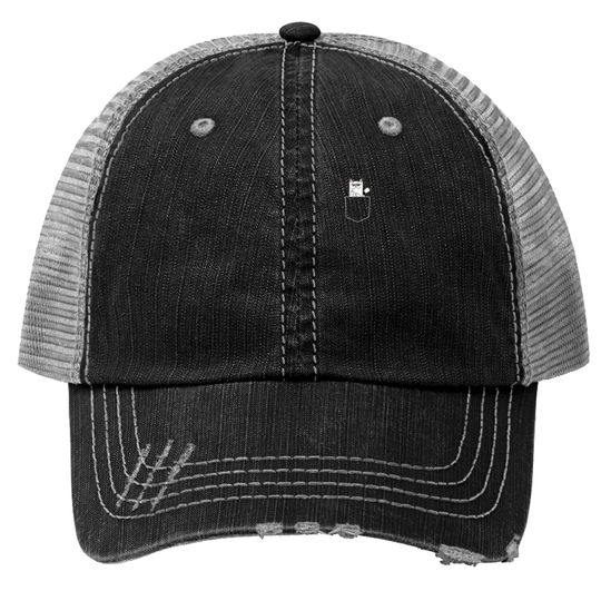 Discover Cat Flipping Off Trucker Hats Cat in Pocket Giving the Finger