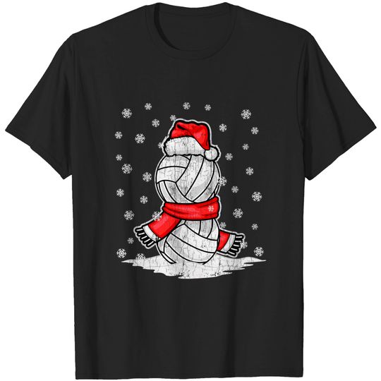 Discover Christmas Volleyball Player T-Shirt