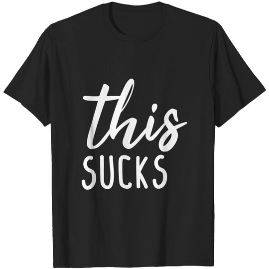 Discover This Sucks Funny Face Mask - Face Mask - T-Shirt