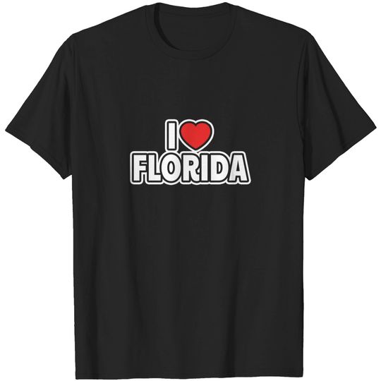 Discover I Love Florida T Shirt