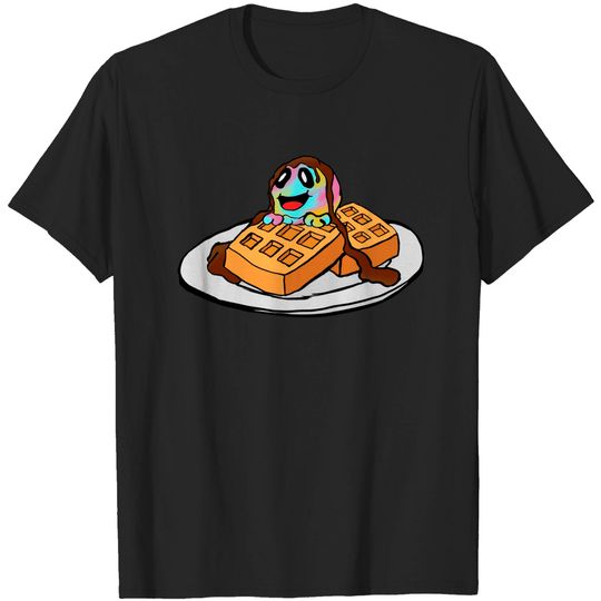 Discover Ice Cream Kaiju (Waffles, Rainbow) - Ice Cream - T-Shirt