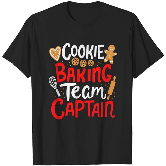 Discover Christmas Cookie Baking Team Captain Long Sleeve T-Shirts