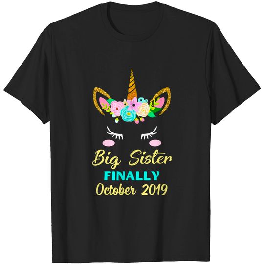Discover Big Sister Finally October Unicorn - Being Sister