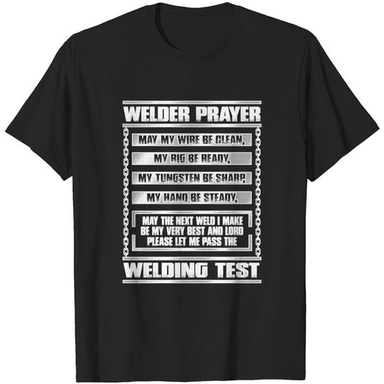 Discover FUNNY WELDER PRAYER - Welder - T-Shirt
