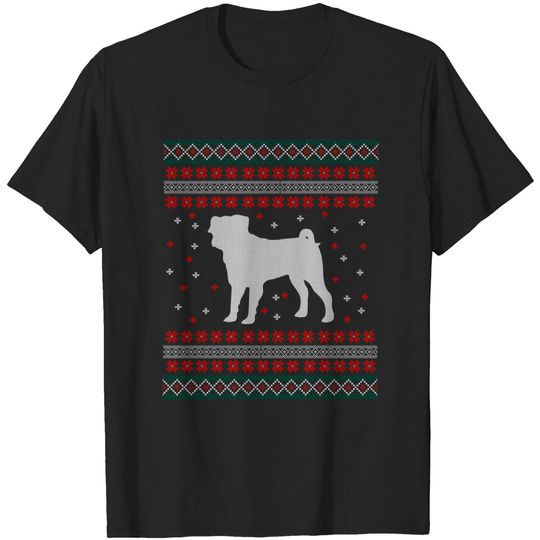 Discover Pug Ugly Christmas Sweater Gift - Pug Christmas Sweater - T-Shirt