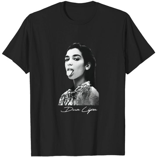Discover Dua lipa - Black and White T-Shirt
