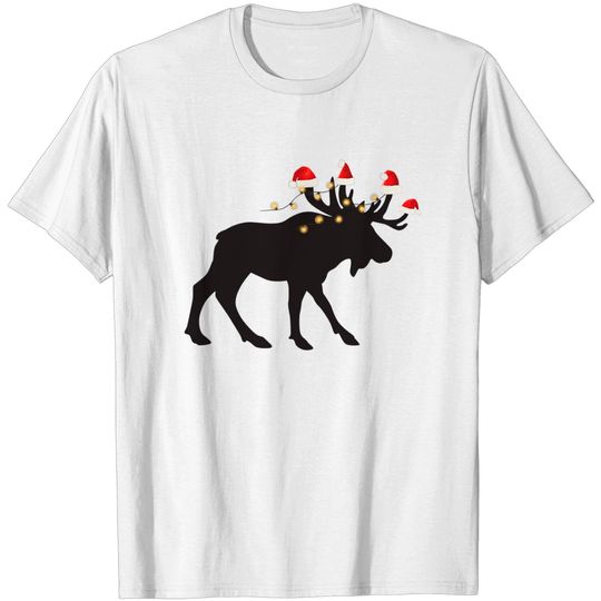 Discover Moose Christmas Pajama T-Shirt
