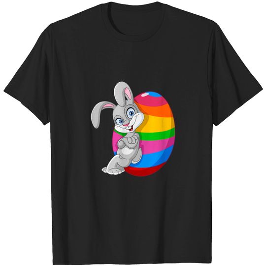 Discover Bunny with Easter Egg - Bunny - T-Shirt