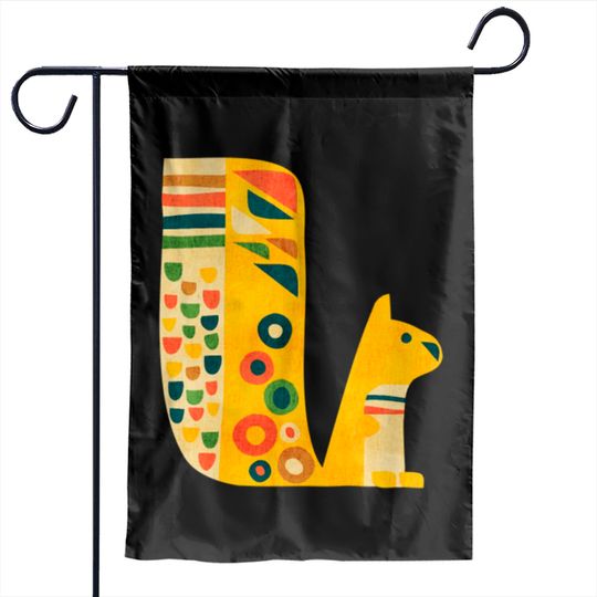 Discover Mid century squirrel Garden Flags