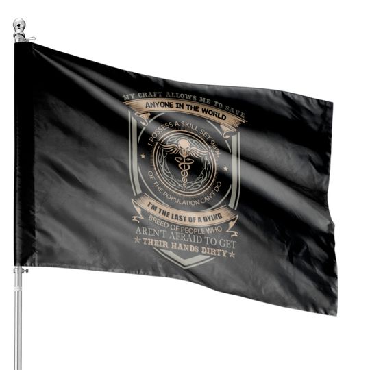 Discover Combat Medic Rock House Flags