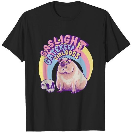 Discover Cute Capybara Shirt,Pink Capybara Kawaii Animated ,Capybaras Lover Shirt