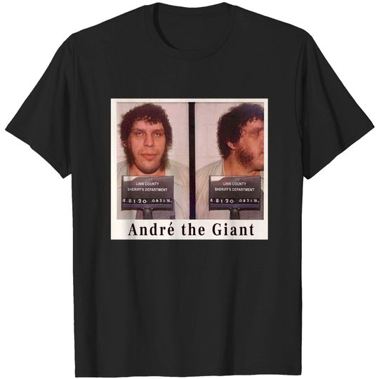 Discover André the Giant Mug Shot - Andre The Giant - T-Shirt