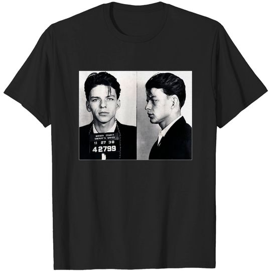 Discover Frank Sinatra Original Mugshot Shirt