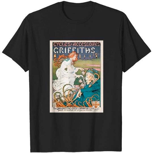 Discover Vintage Bicycle Advertising Poster France 1898 - Bicycle - T-Shirt