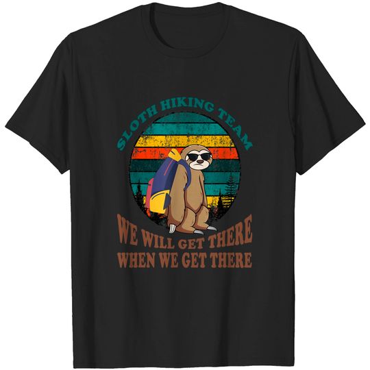 Discover Sloth Hiking Team T-Shirt