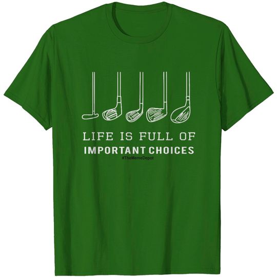 Discover Golf Priorities - Golf - T-Shirt