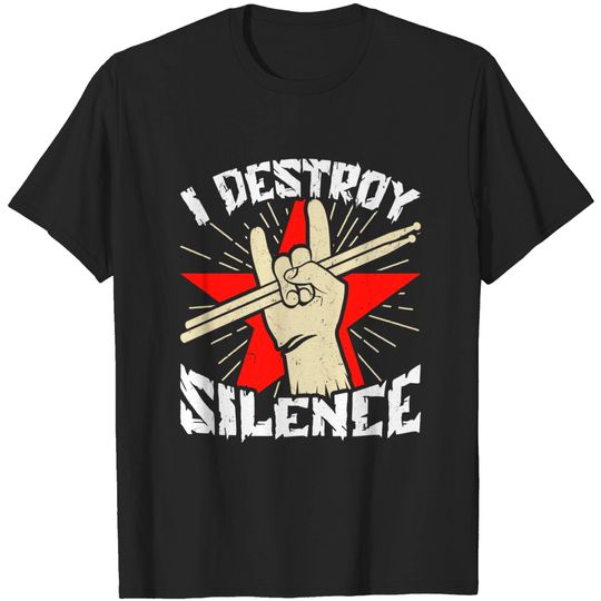 Discover Drummer Drummer Sticks & Drums - Drum - T-Shirt