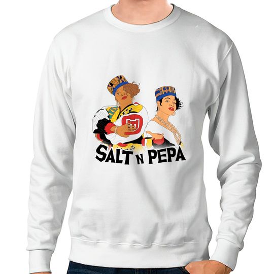 Discover 1985 Salt n Pepa simple art - Black - Sweatshirts