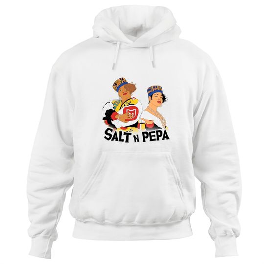Discover 1985 Salt n Pepa simple art - Black - Hoodies
