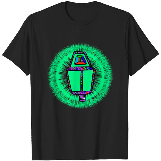 Discover Ghostly Carriage Lamp - Lamp - T-Shirt