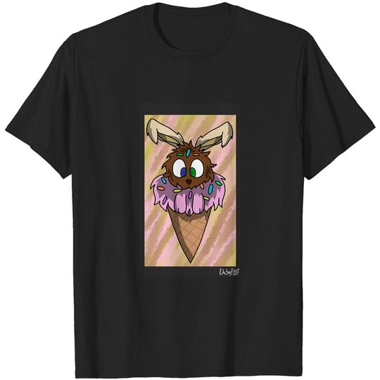 Discover Bunny Ice Cream Neapolitan - Ice Cream - T-Shirt
