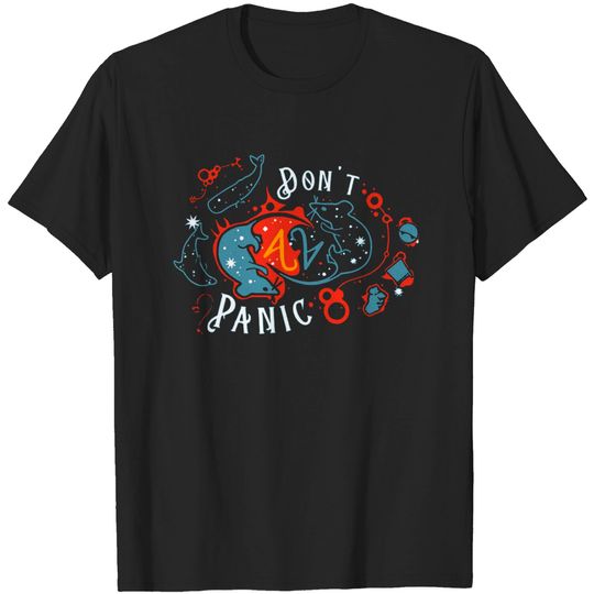 Discover Life, the Universe and Everything - Hitchhikers Guide To The Galaxy - T-Shirt