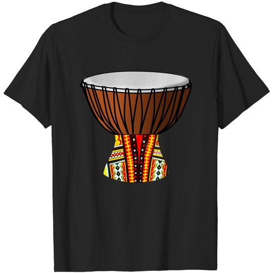 Discover African Drum Ankara Print Gift - Drum - T-Shirt