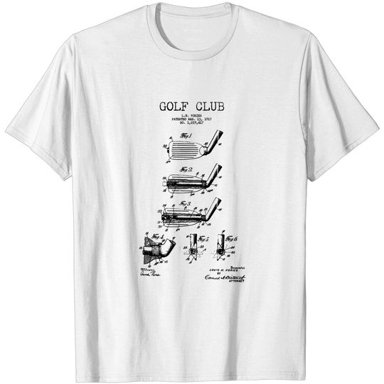Discover Golf Club Patent - Golf - T-Shirt