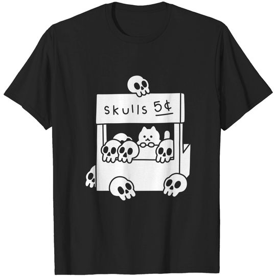 Discover Skulls 4 Sale - Cat - T-Shirt