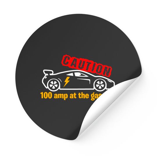 Discover Electric Car E-car Driver - Electric - Stickers