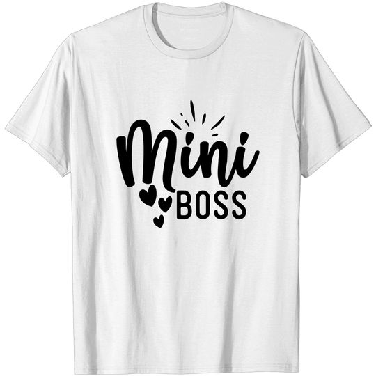 Discover Mini Boss - For Kids - T-Shirt