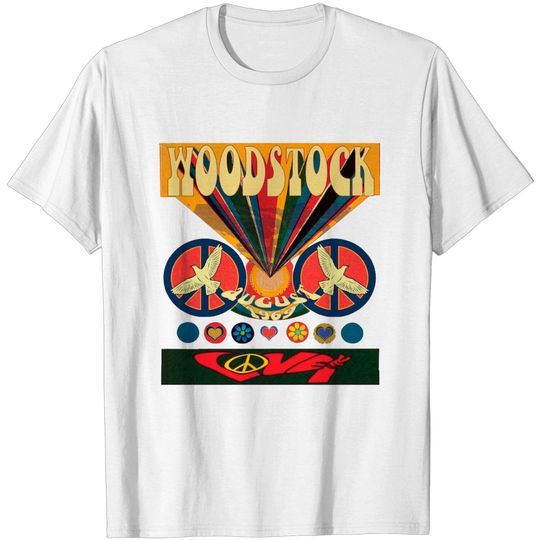 Discover Woodstock 1969 T Shirt