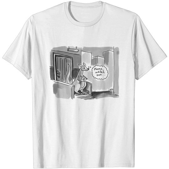 Discover phone, wallet, son... - Kangaroo - T-Shirt