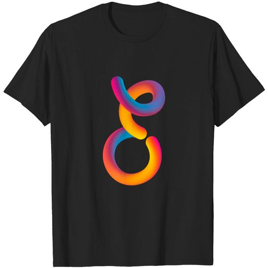 Discover Curly E - E - T-Shirt