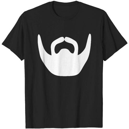 Discover Funny Beard - Funny Face Mask - T-Shirt