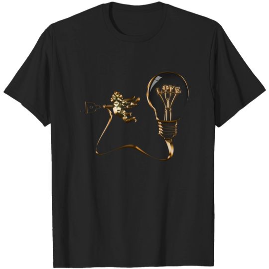Discover Couple clothing cupid lamp - Gold edition - Couples Clothing - T-Shirt